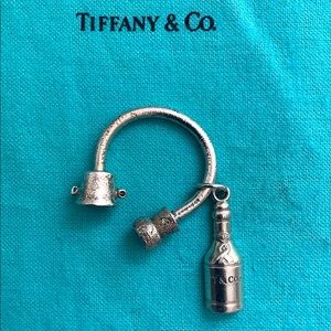 Tiffany & Co. Sterling Champagne 🍾 Key Ring